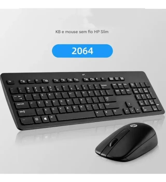 Kit teclado e mouse sem fio rf 2,4GHz - Foto 2