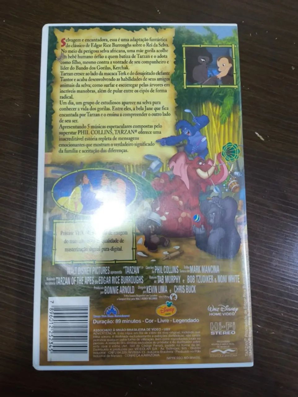 FITA VHS TARZAN LEGENDADO  - BEM CONSERVADA  - Foto 2