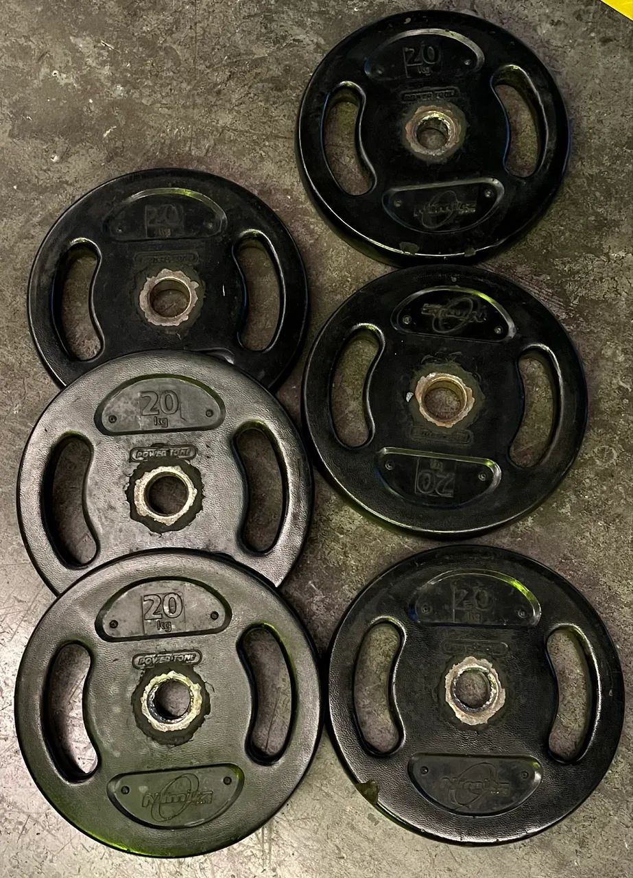 Anilha emborrachada e vulcanizada (Nimitz) de 20kg - Foto 4