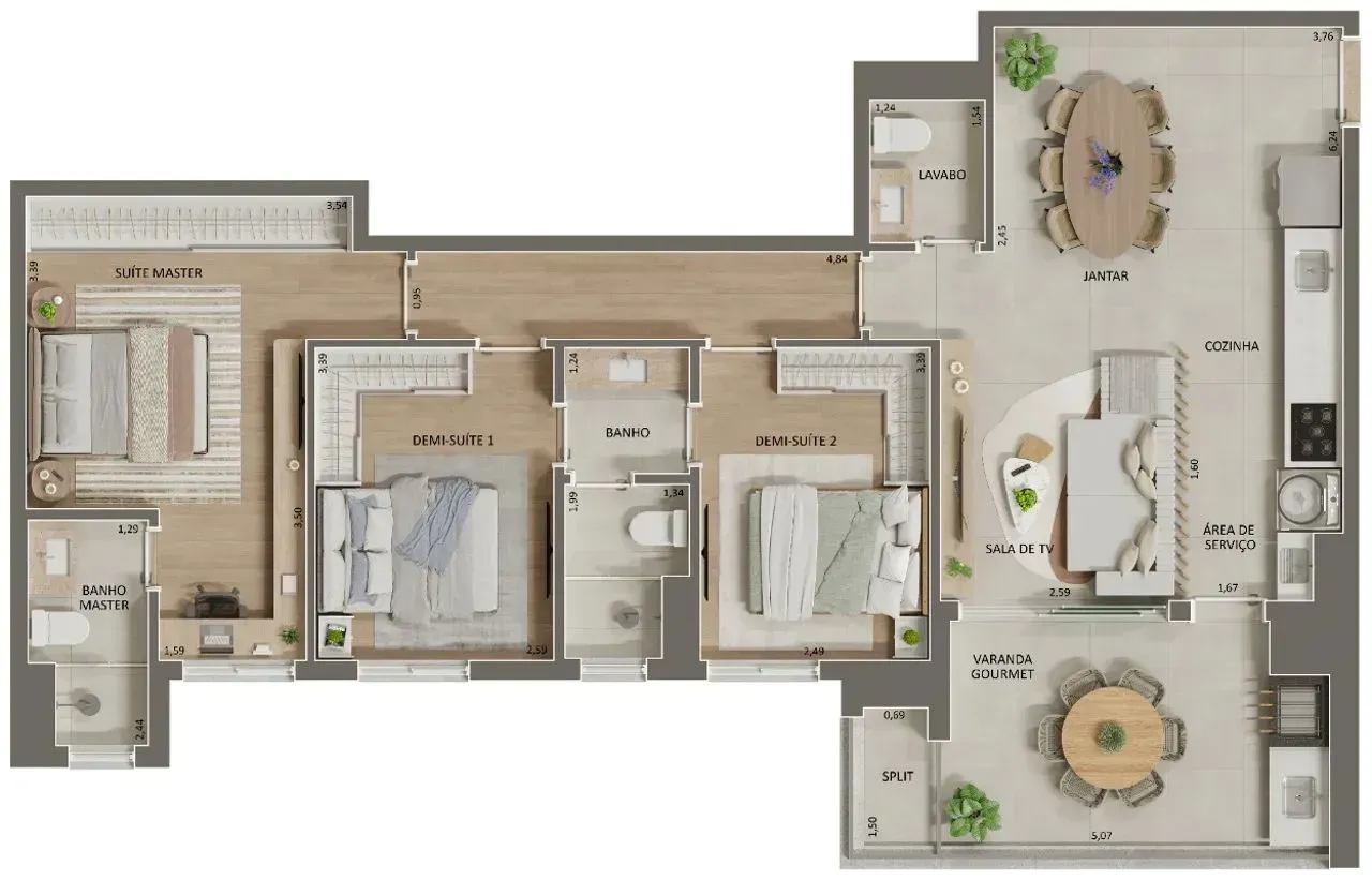 PLANTA 97m²