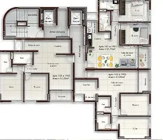PLANTA 51m²