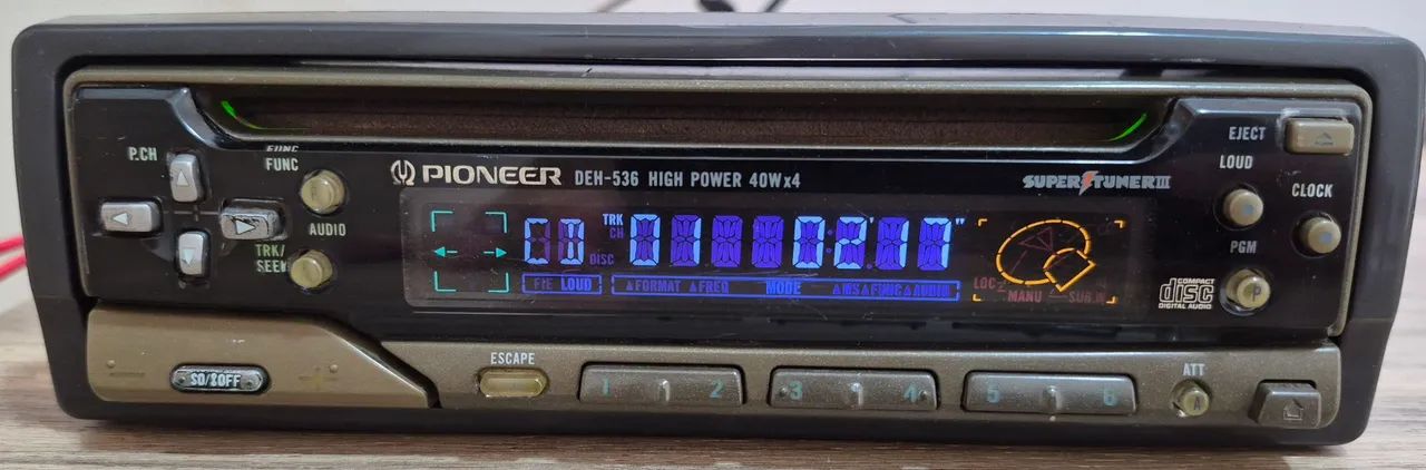 CD Pioneer DEH 536 Bluetooth 