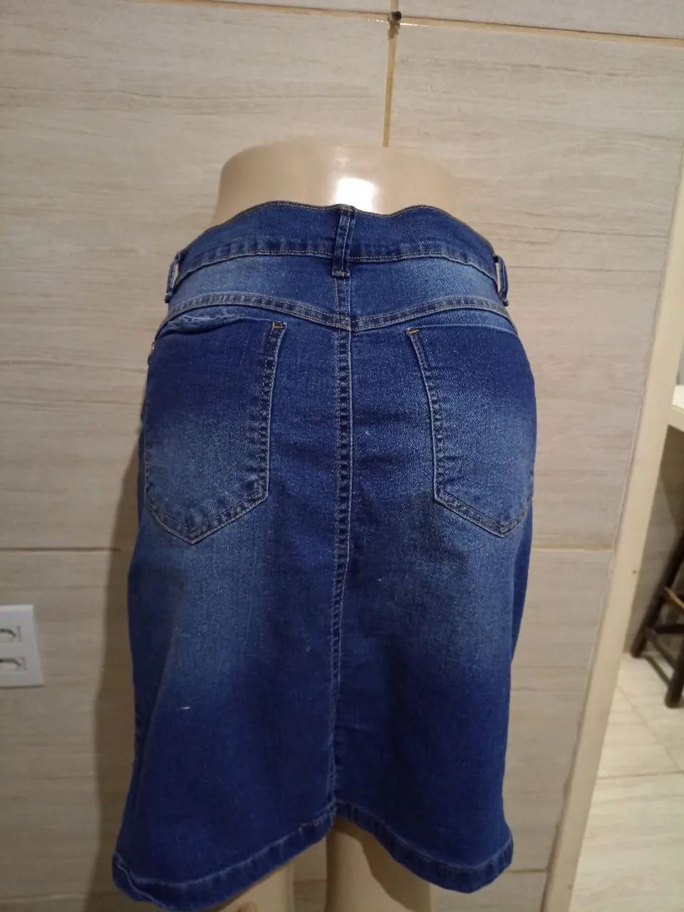 Saia jeans longa  - Foto 3
