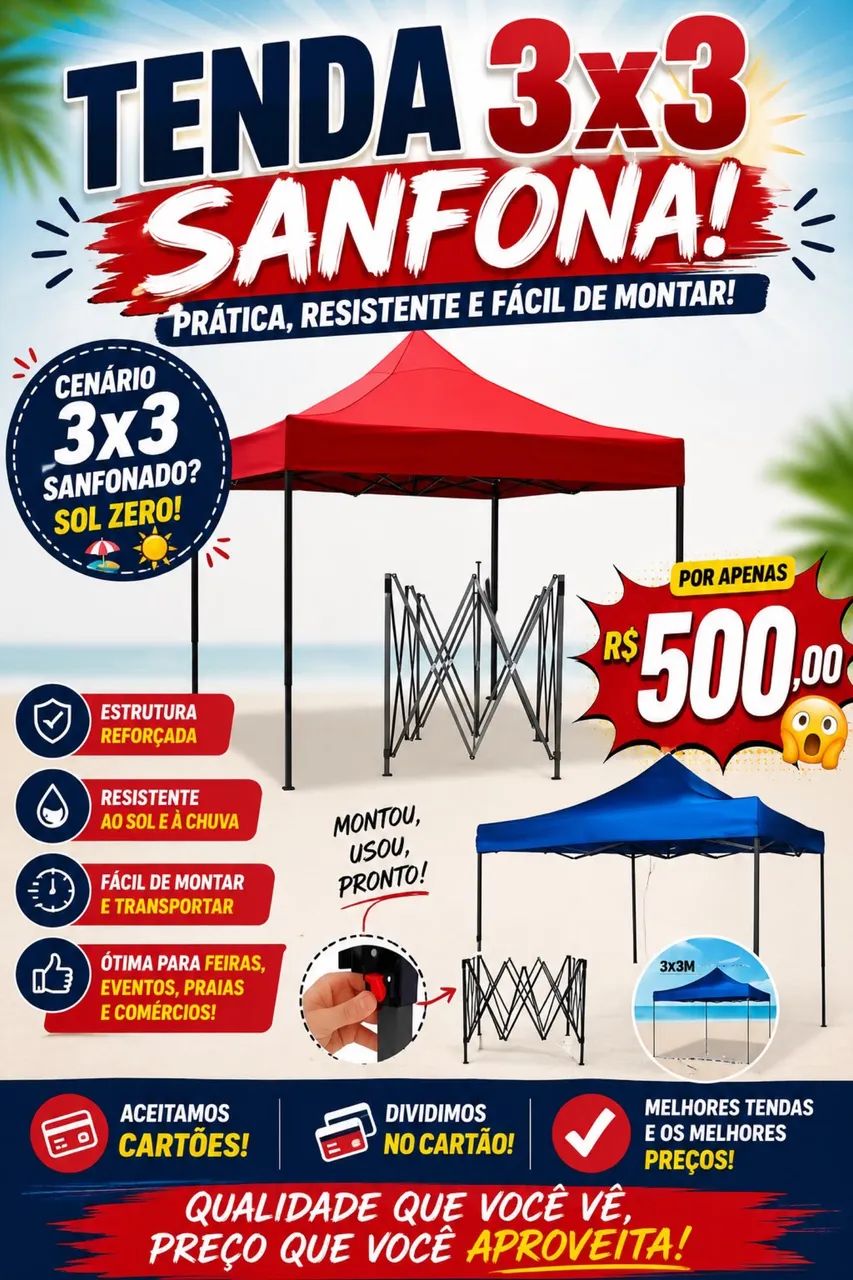 Tenda em todos os tamanhos  - Foto 2