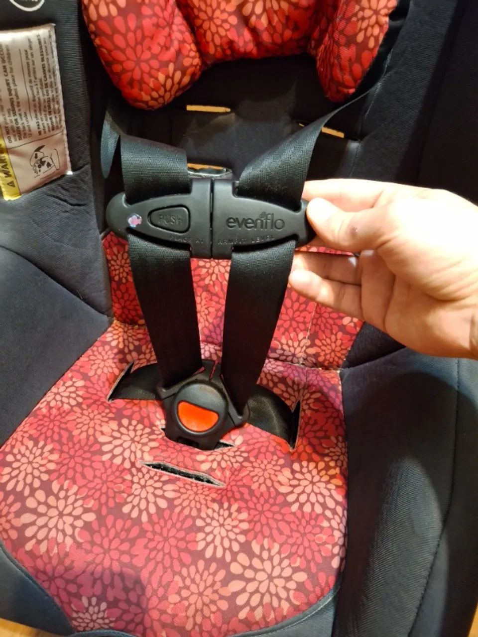 Cadeirinha para Carro Evenflo Americana 2-18Kg com ISOFIX - Foto 5