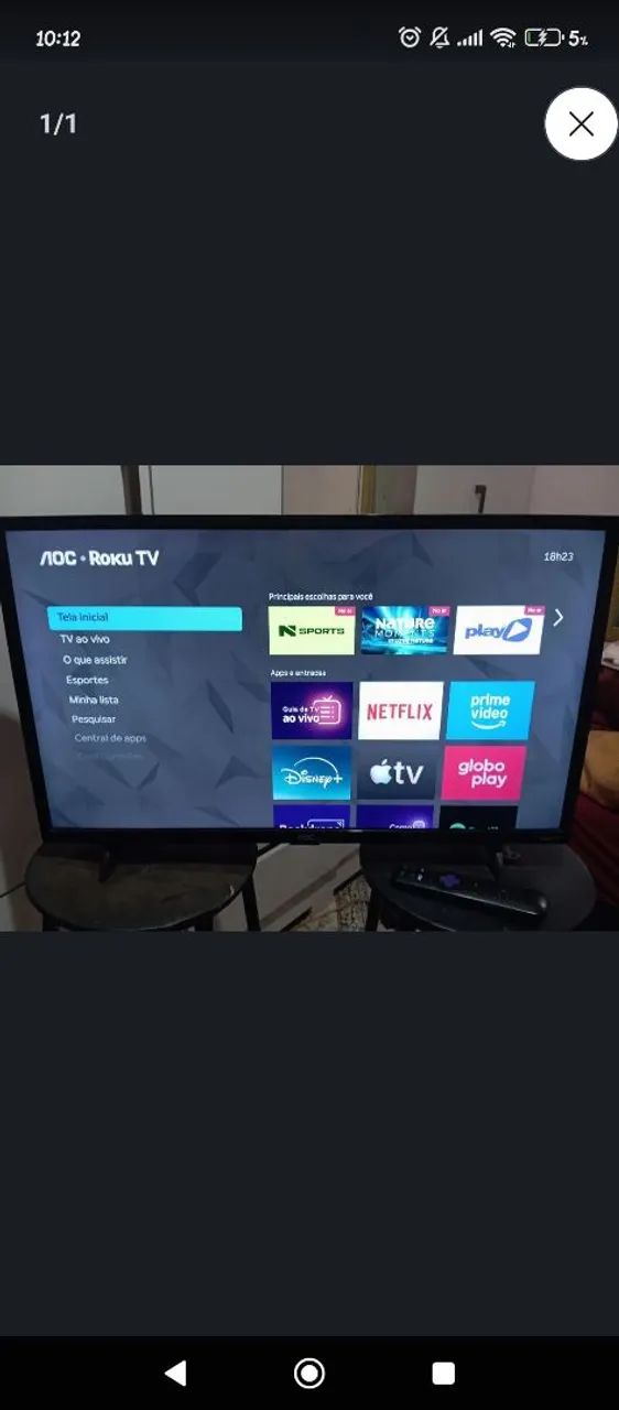 TV SMART AOC 32 "