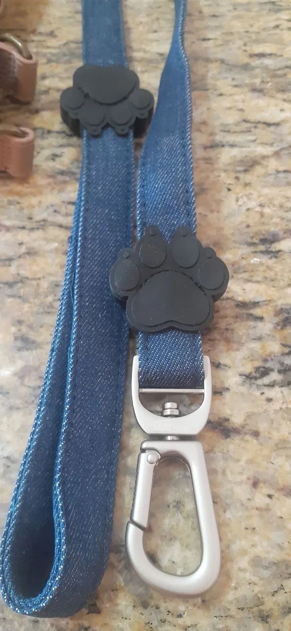 KIT ( coleira e peitoral) novo - Foto 2