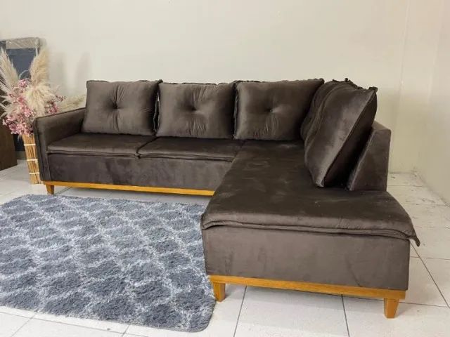 Sofá de Canto Malibu   Produto Novo! Pronta Entrega! - Foto 5