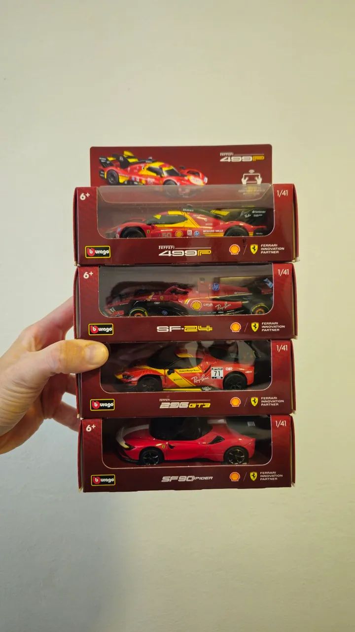 Coleção Ferrari Burago Shell