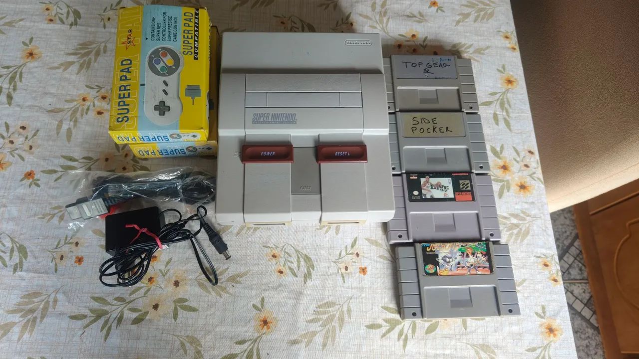 Super Nintendo fat completo
