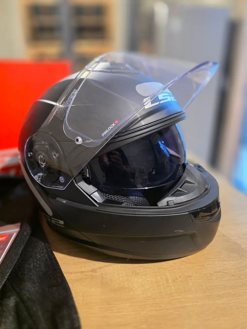 Capacete LS2 Strobe 2 articulado com Pinlock  - Foto 4