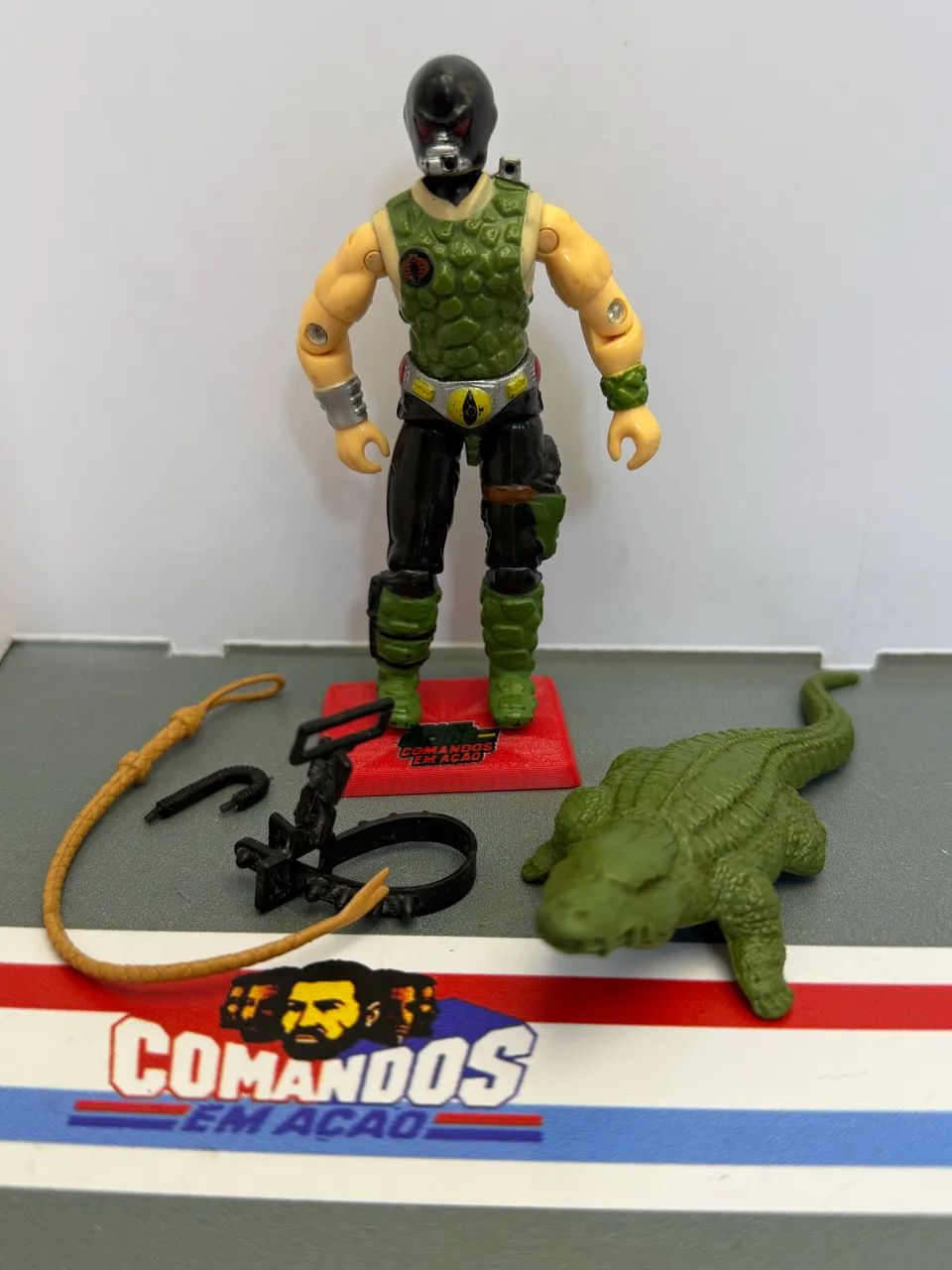 Comandos em Ação Estrela Croc-Master Senhor dos Répteis - 1991 