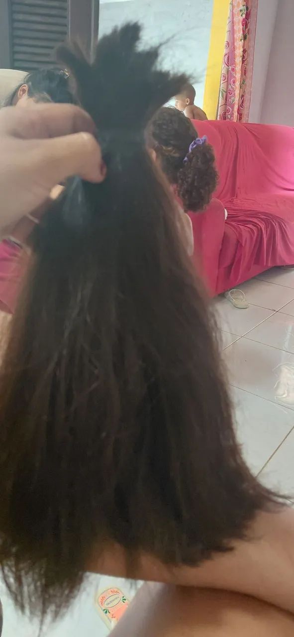 Cabelo humano sem química liso 
