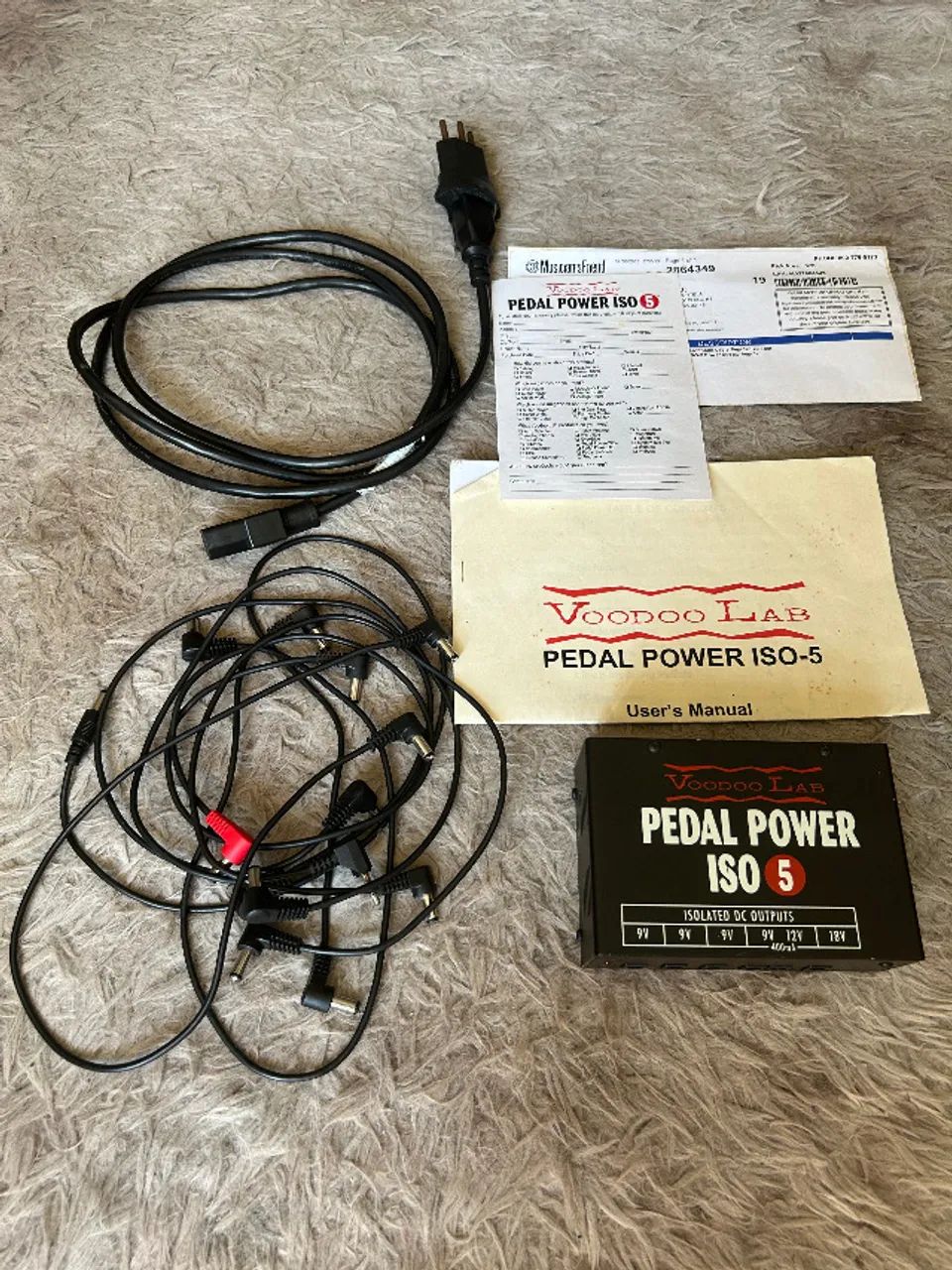 Fonte Voodoo Lab Pedal Power ISO 5 Excelente Estado + Brinde Cabo