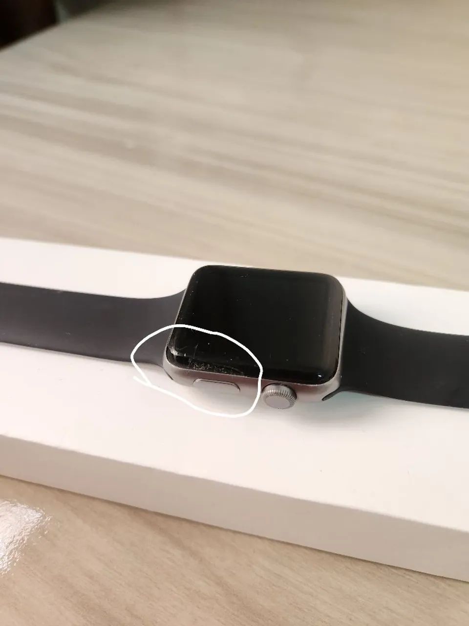 Apple Watch Series 3 42mm com defeito - Foto 4