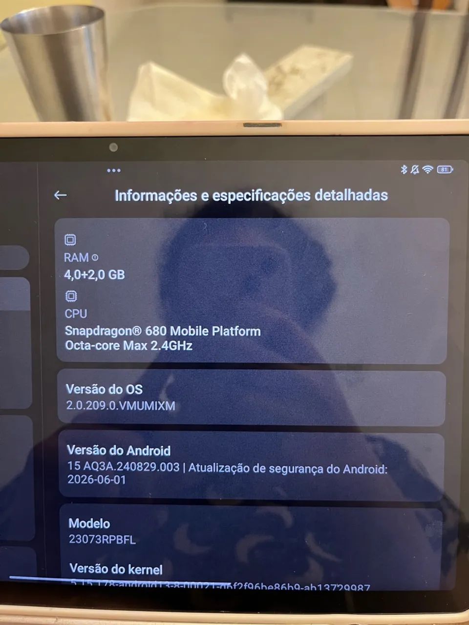 Tablet redmi Ped se 128gb 4GB - Foto 5