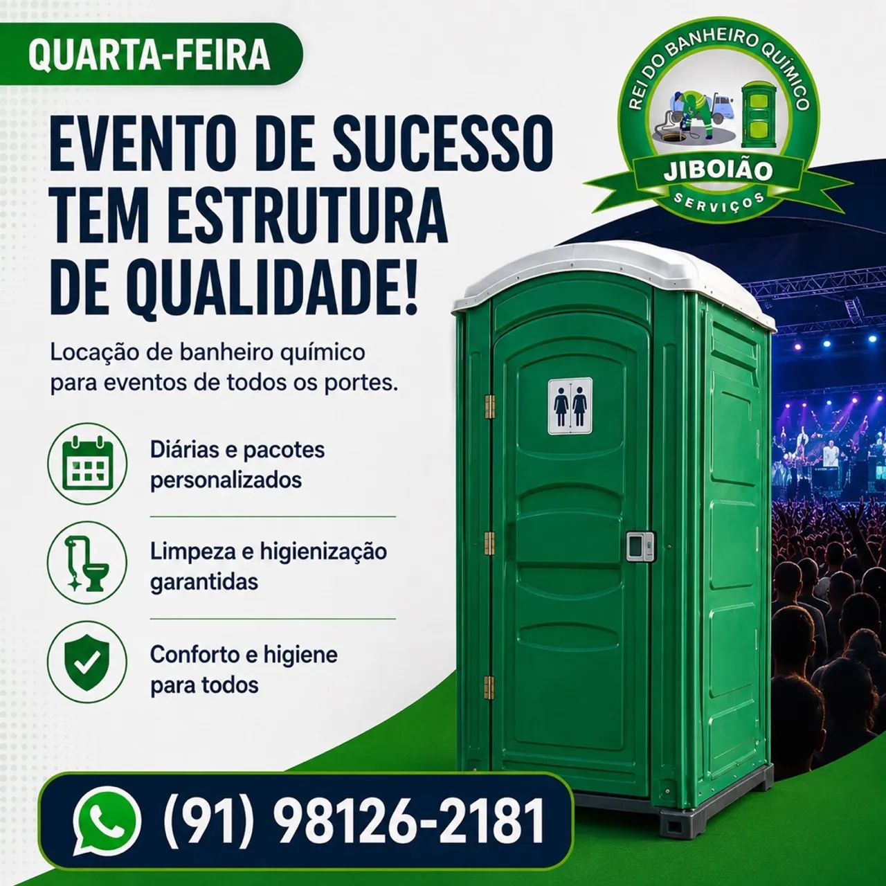 Aluguel de Banheiro químico 