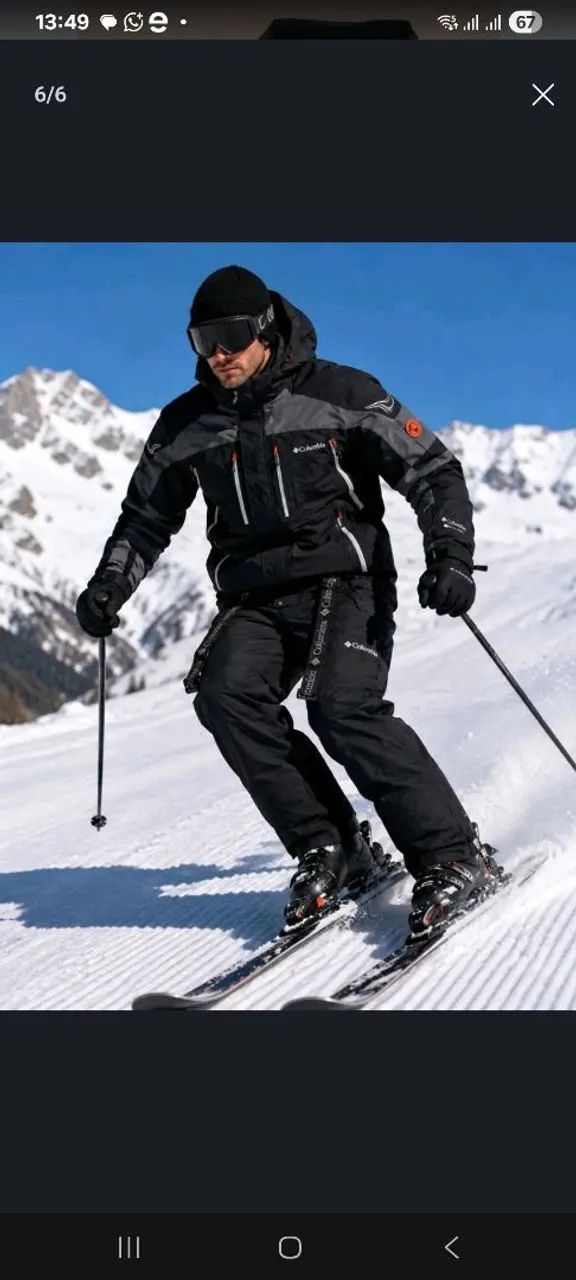 Columbia スノーボードウェア ブラック Conjunto Snowboard Columbia - Roupas Esportivas - Cidade