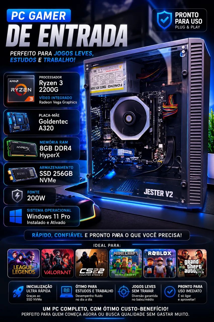 Pc Gamer Simples 