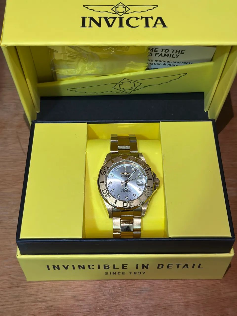 Invicta Pro Diver 17054 Automático Dourado - Original com Caixa - Foto 3