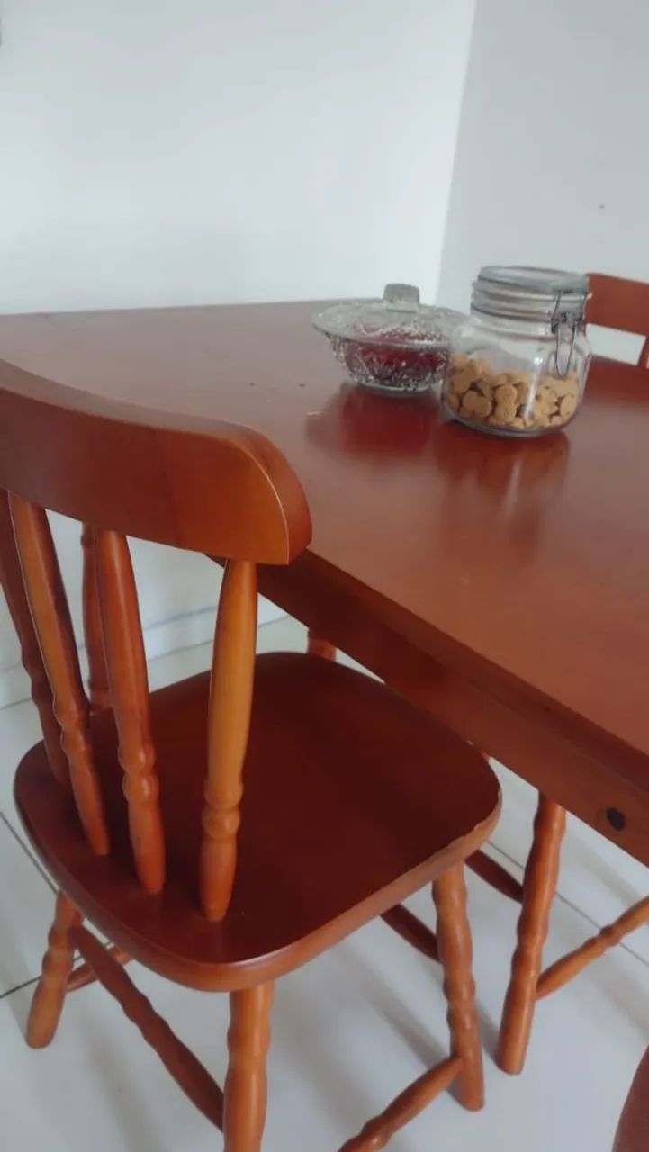 Mesa retangular+ 2 cadeiras - Foto 4