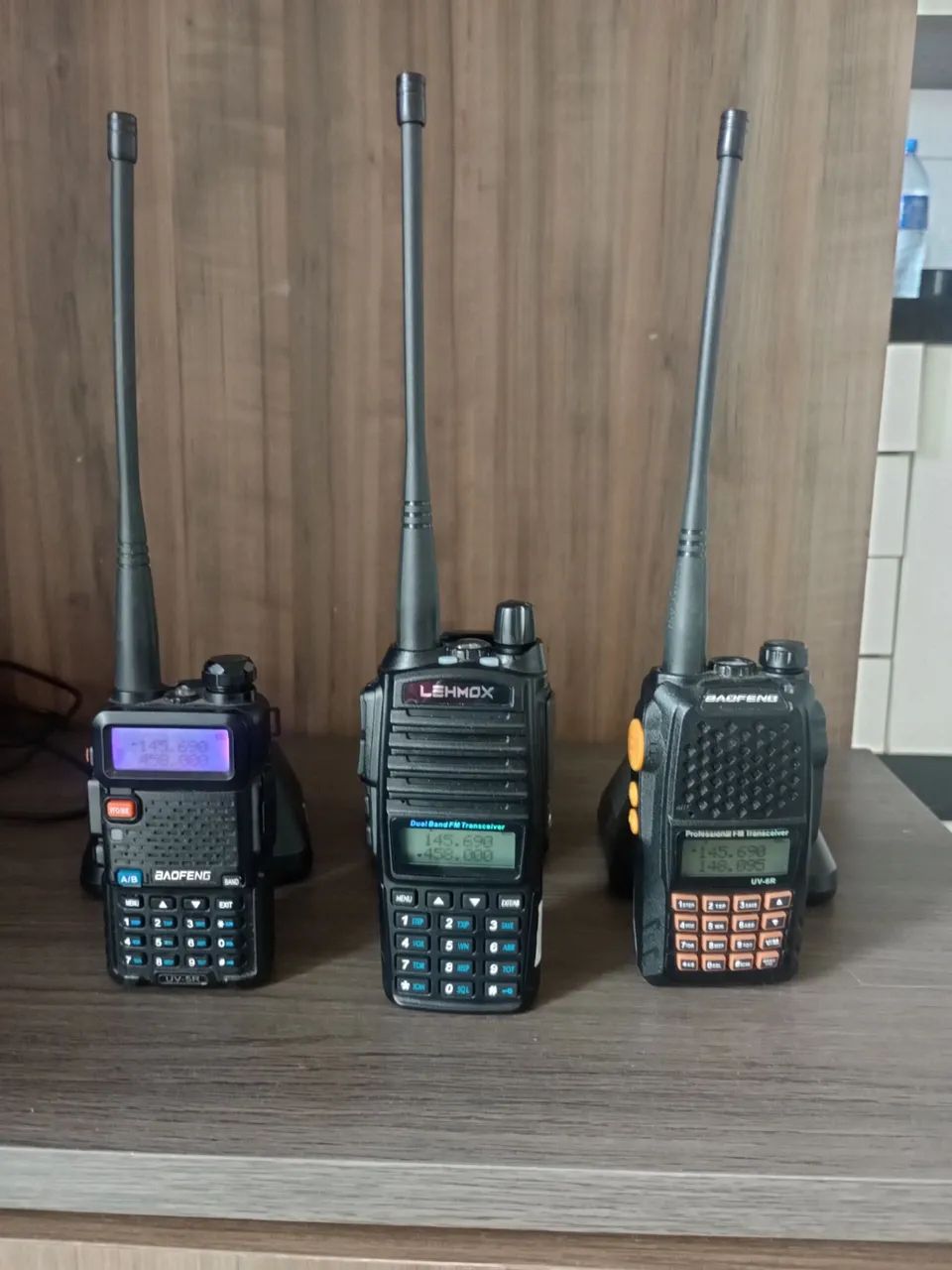 HT dual Band VHF/UHF ( 3 aparelhos) rádio comunicador  - Foto 6