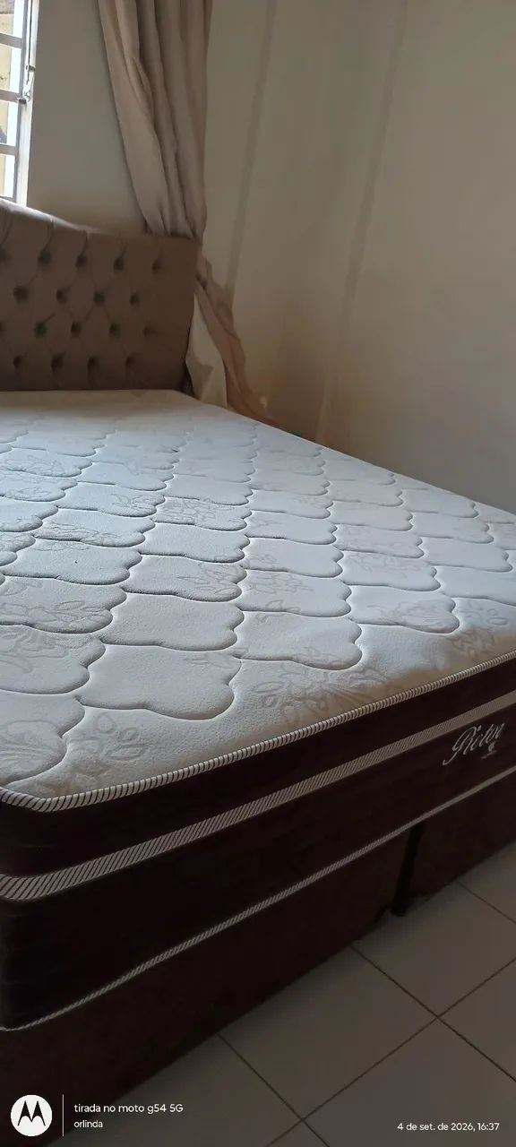 Vendo cama box casal super king - Foto 3
