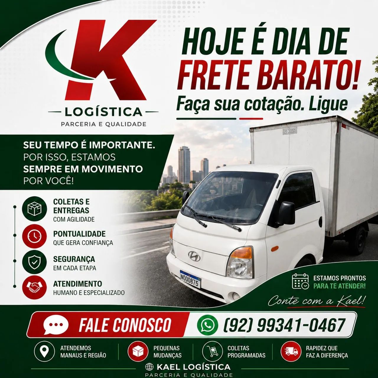 Fretes, Coletas e Pequenas Mudanças