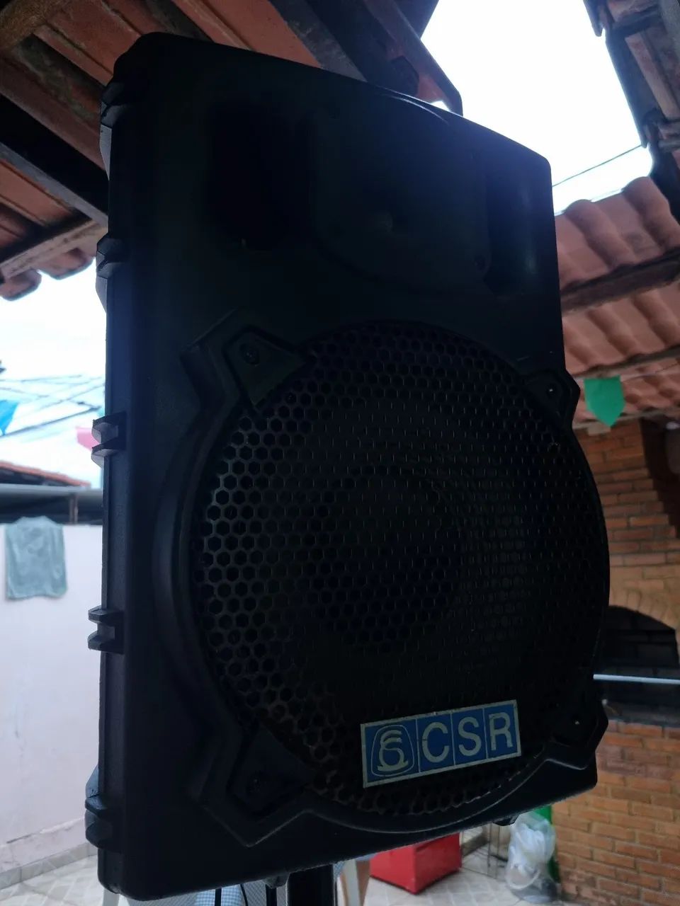Projetor + Telão retrátil + Caixa de som + tripé  - Foto 4