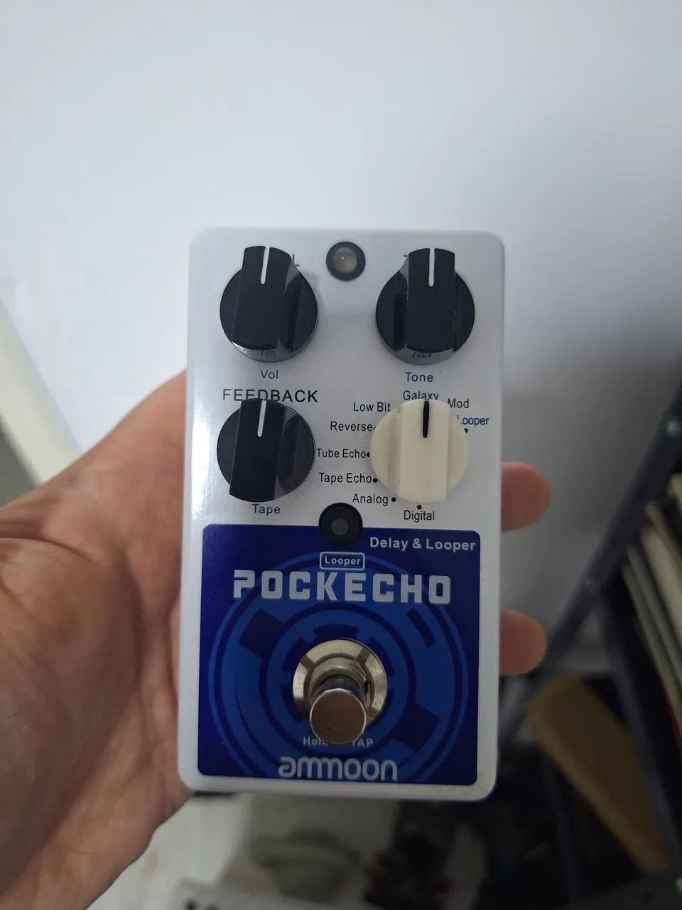 Pedal ammoon Pockecho Delay + Looper - Foto 5
