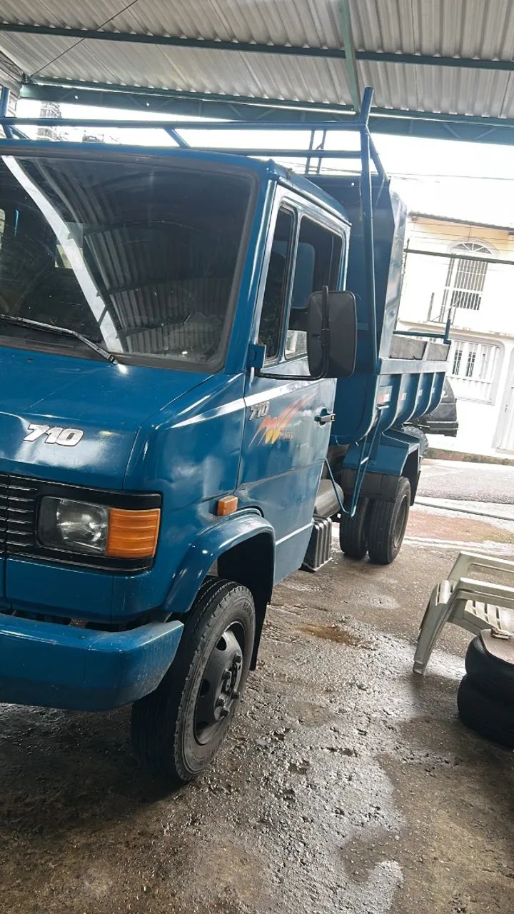 Mercedes 710 caçamba  - Foto 2