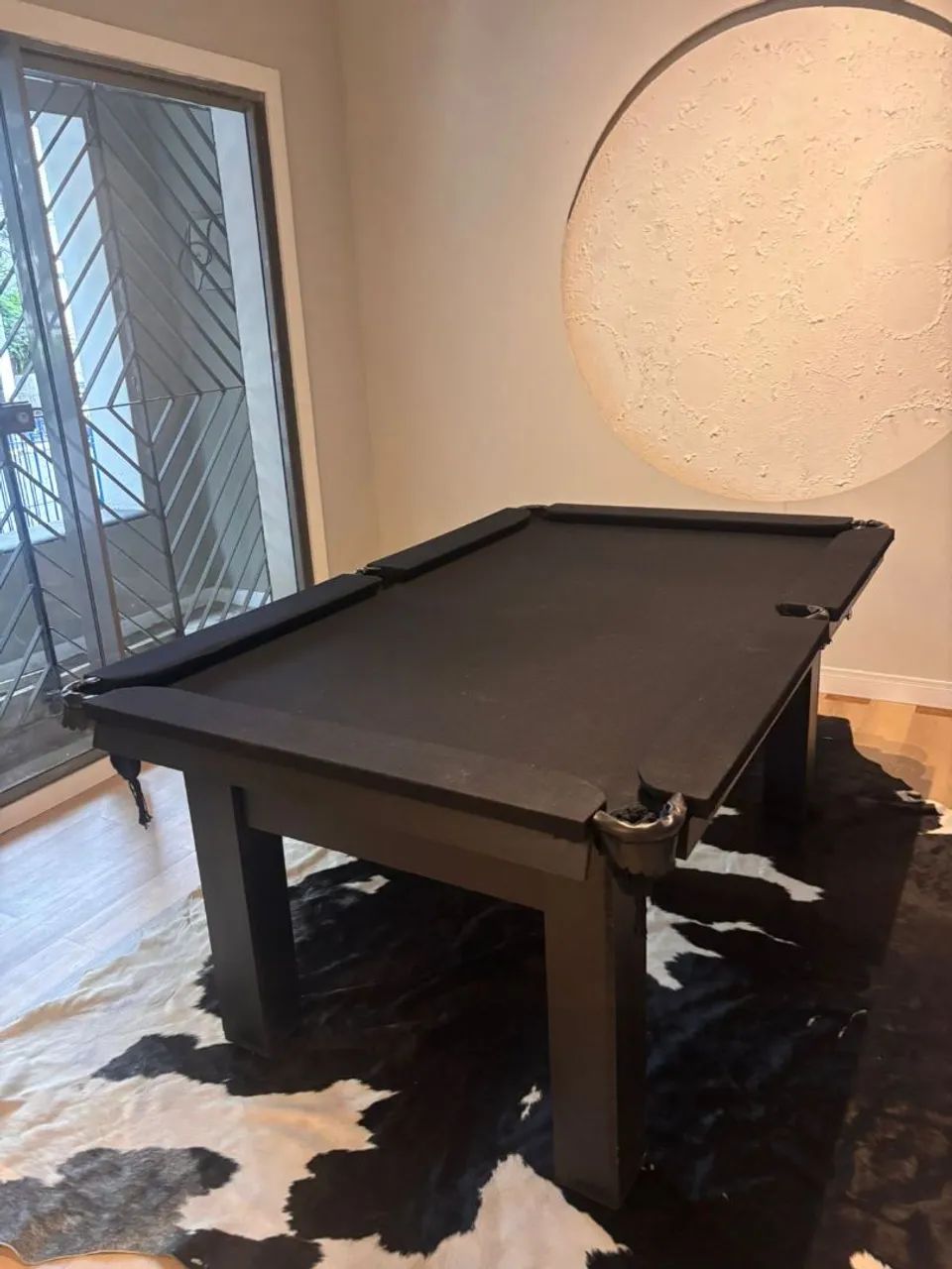 mesa de sinuca 1,90x1,15 tampo de ARDOSIA NOVA - Foto 2
