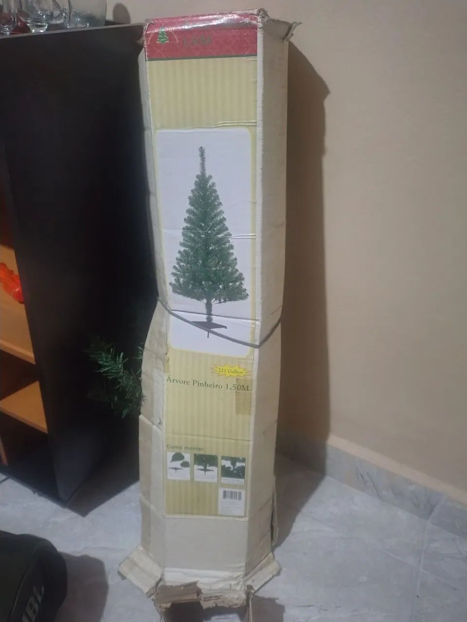 Árvore de natal 221 galhos  - Foto 5
