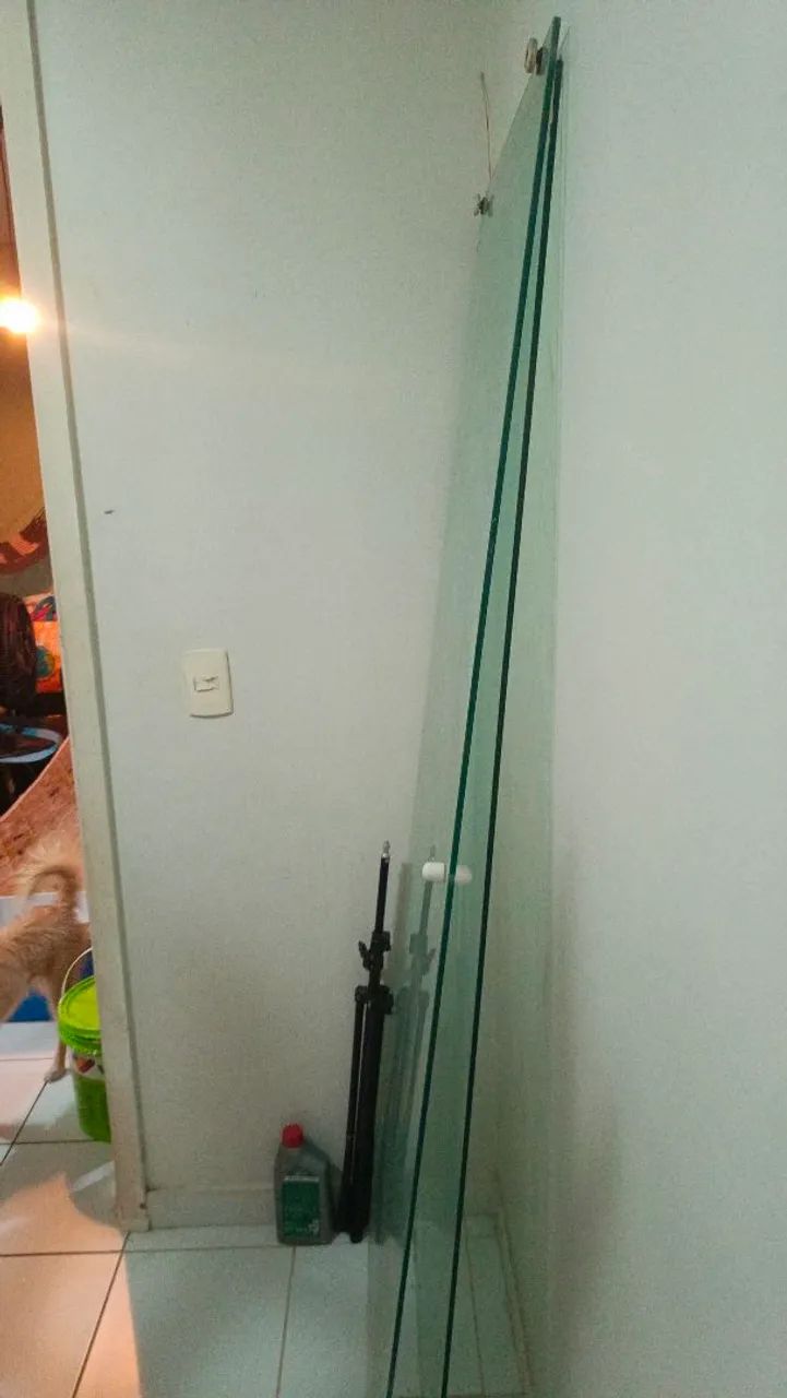 2 folhas de box de vidro temperado - Foto 3