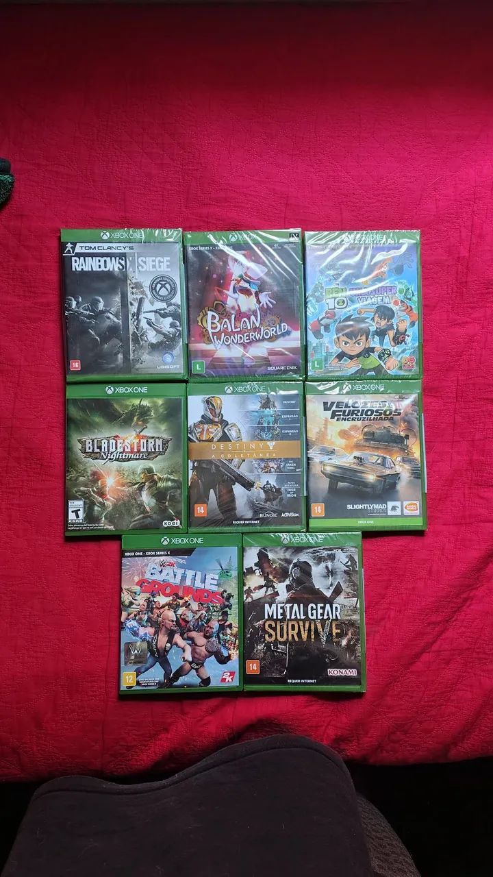 Combo de 8 jogos de Xbox One