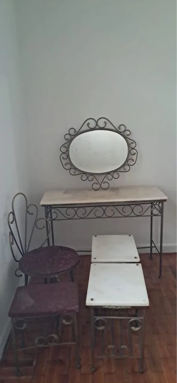 Conjunto de quarto em metal - Foto 2