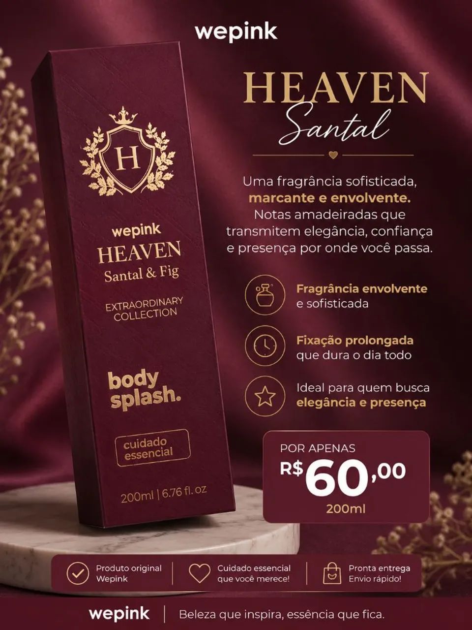 Body Splash Heaven Santal Wepink
