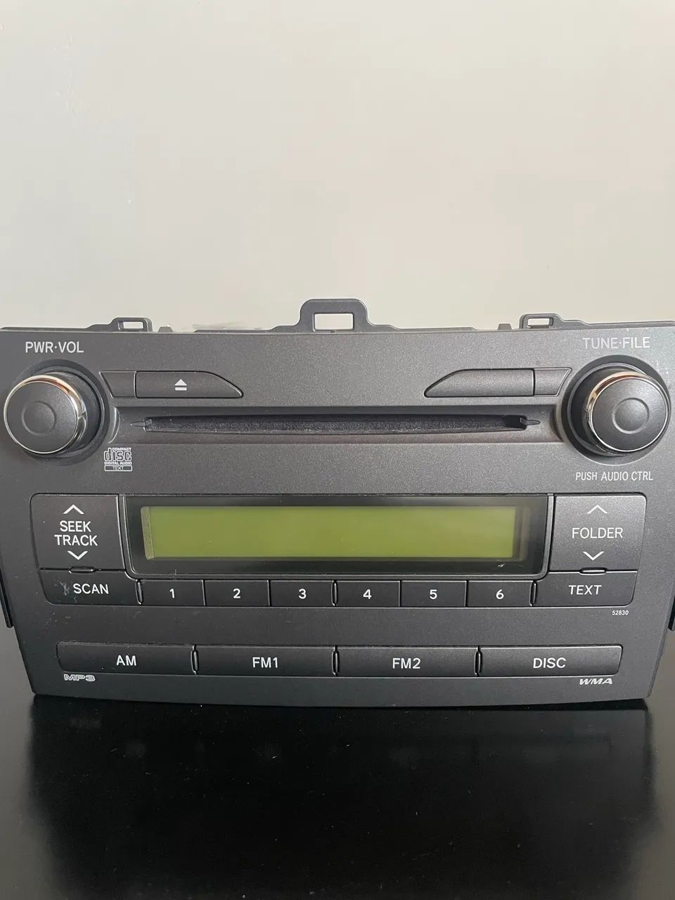 Rádio original Corolla