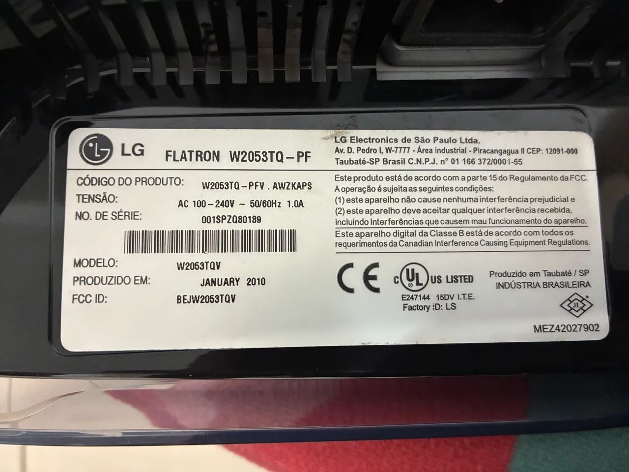 Monitor Lg W2053tq (Usado) - Foto 5