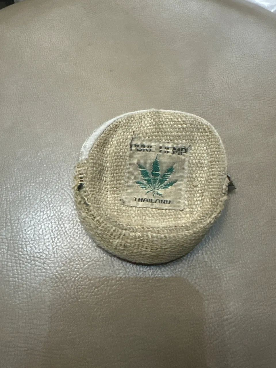 Moedeiro ou porta moedas vintage pure hemp tailandia 