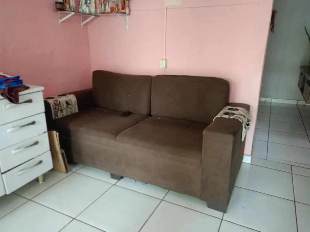 Sofá c/ almofada 2 lugares