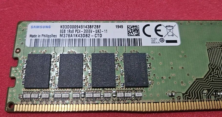 Memória PC Samsung, 8GB, DDR4, 2666MHz, CL19 - Memória RAM - Rio
