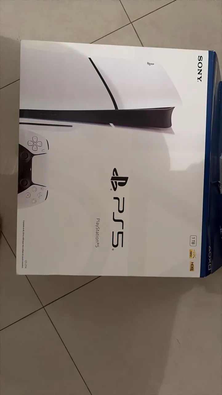 PS5 de 1TB + Monitor 32 polegadas + Cadeira gamer  - Foto 4