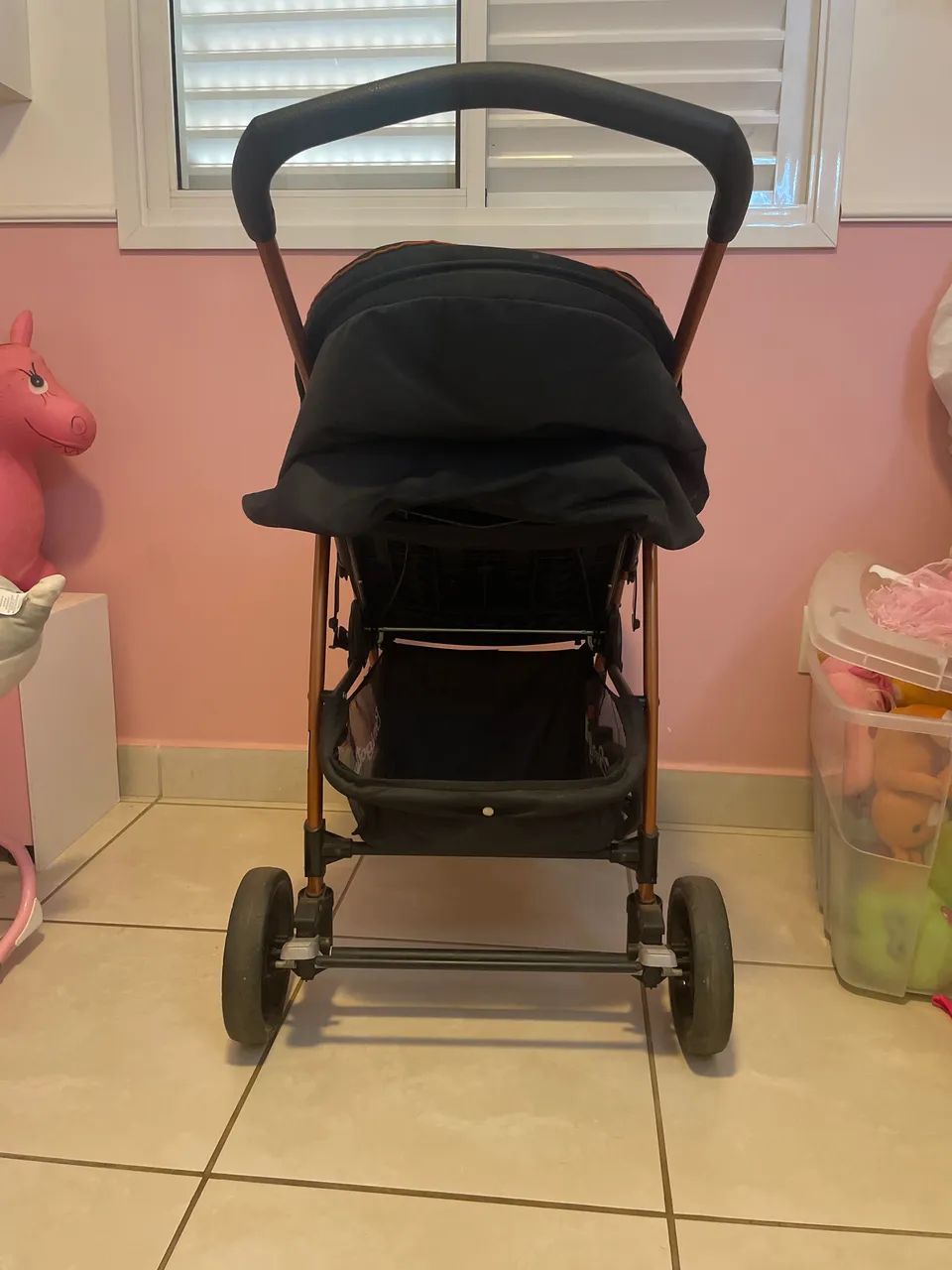 Carrinho de bebê burigotto moledo ECCO usado  - Foto 3
