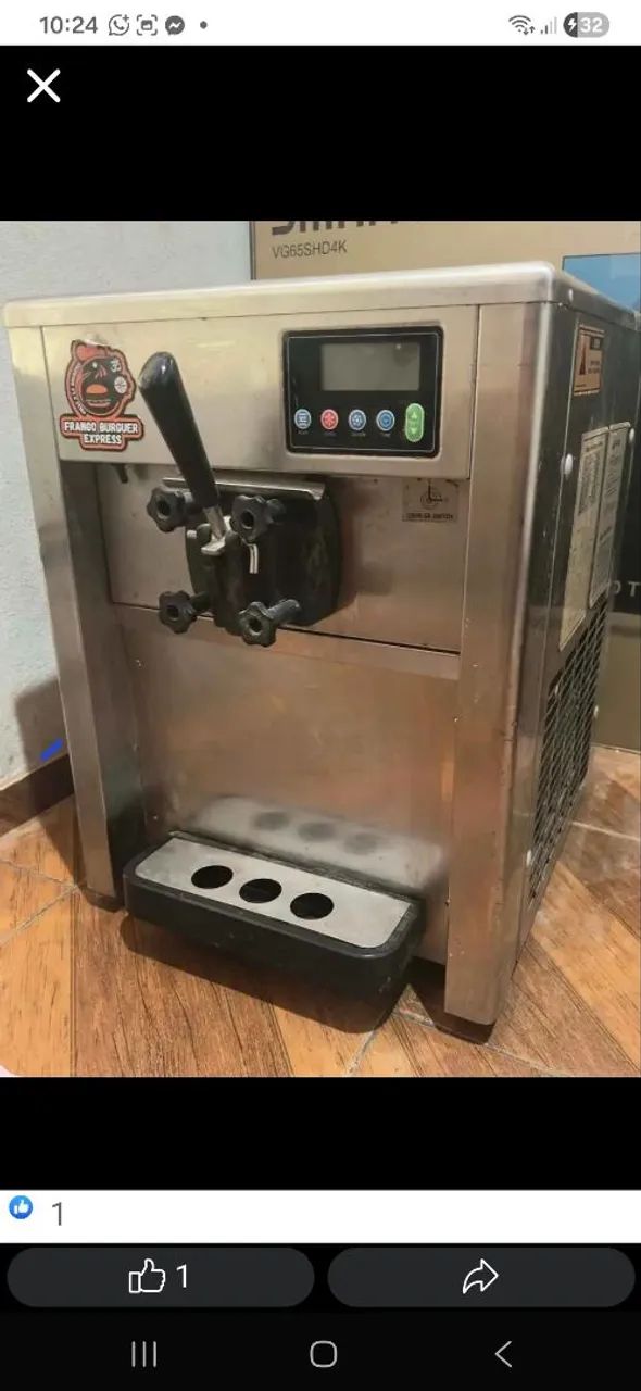 Vende-se máquina de sorvete e açai . Preço de promoção 5.700R$ - Foto 2