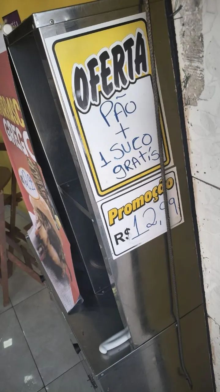 Carrinho de churrasco grego 3.500