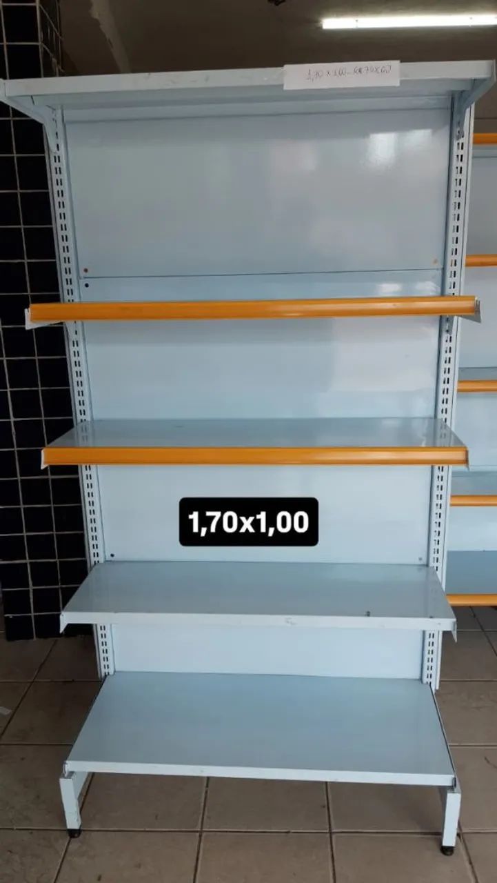 Gôndolas de parede unidade 
