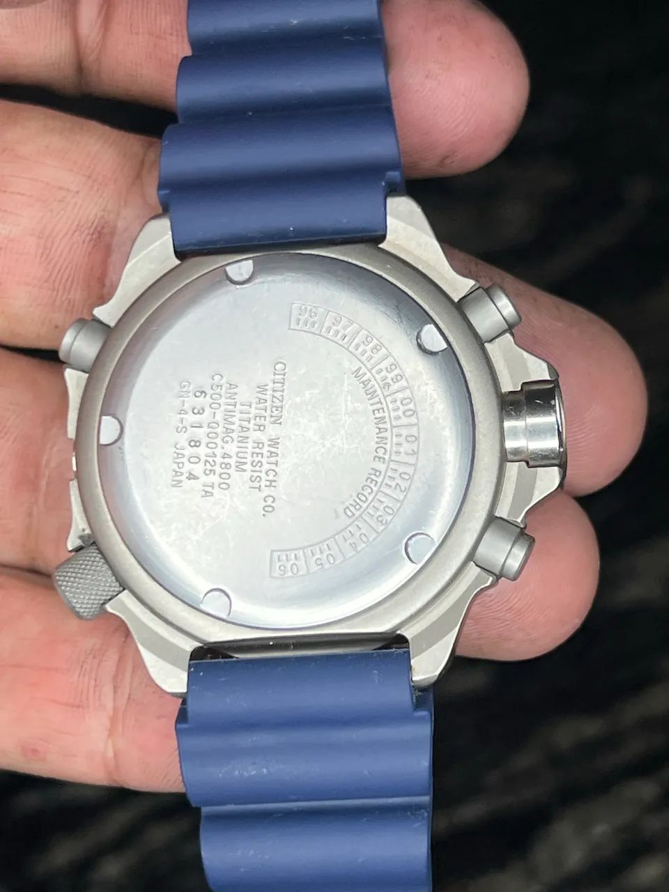 洋楽 BIG 50 Citizen Aqualand C500 Titanium madrepérola japonês - Acessórios