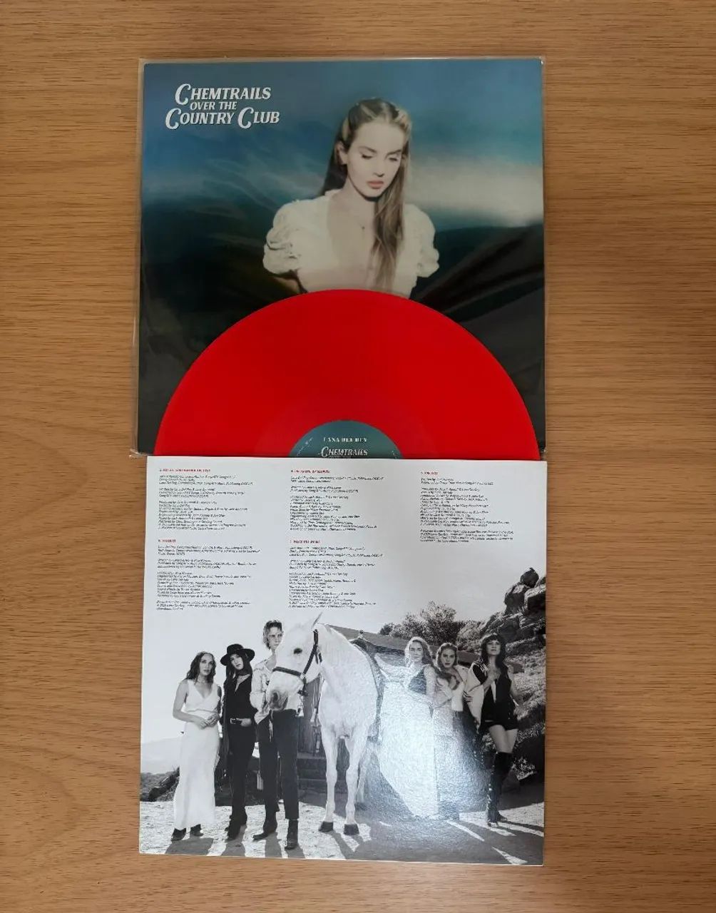 Lana Del Rey Chemtrails Over the 直筆サイン Vinil Lana Del Rey