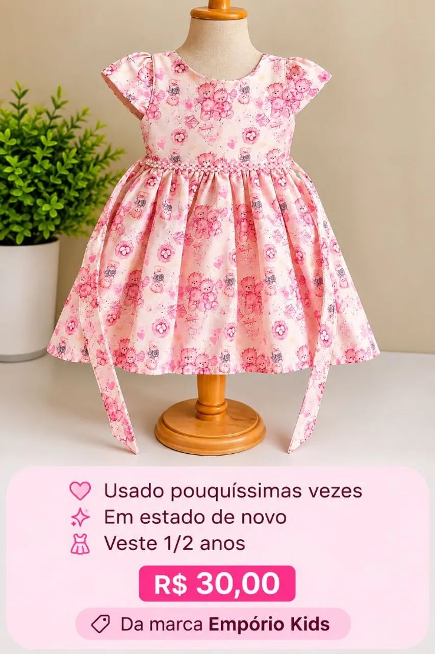 Roupas de bebê 1/2 anos - Foto 2
